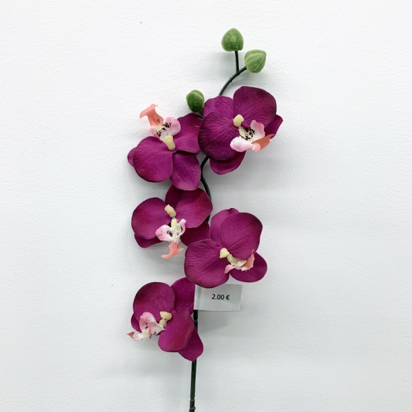 Tige Orchidée  Fuchsia 75 cm