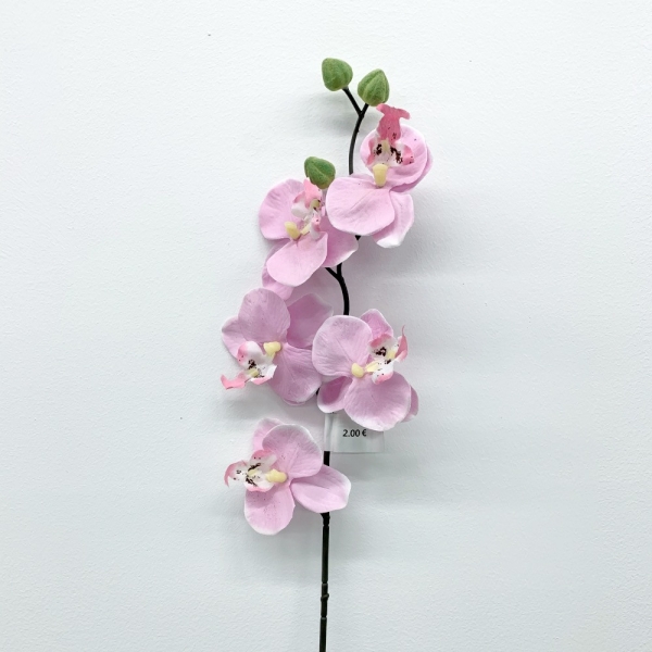 Tige Orchidée Rose 75 cm