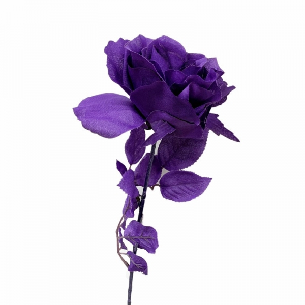 Tige rose violet 60cm