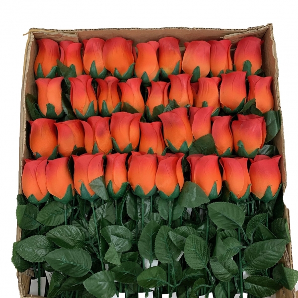 24x Rose orange 45cm