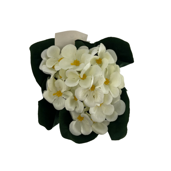 Bouquet Primevère 16cm Blanc