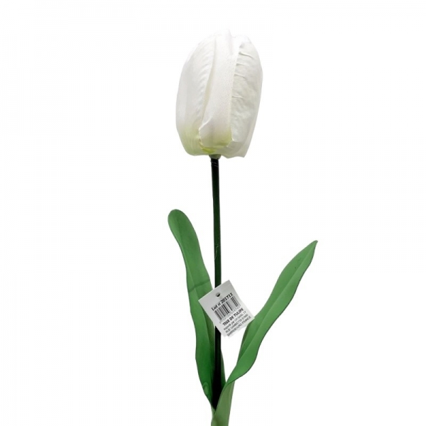 Tige Tulipe Blanc 65 cm