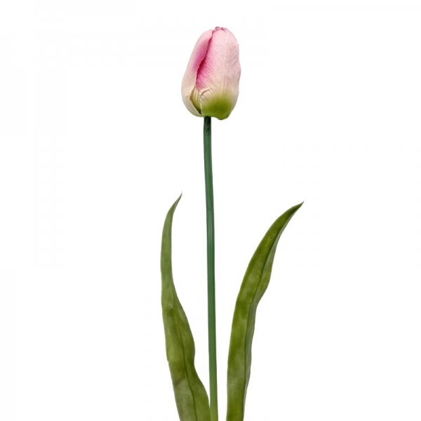 Tige petite tulipe rose 58 cm