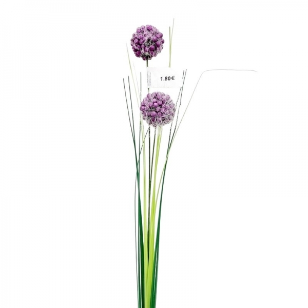 Tige fleur de prairie par 2 violet 70 cm