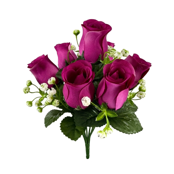 Bouquet Boutons de Rose Mauve
