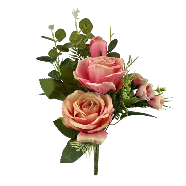 Bouquet Frontal de Roses Rose