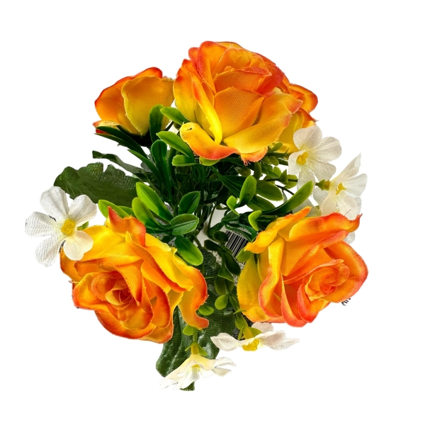 Bouquet de Rosettes Orange